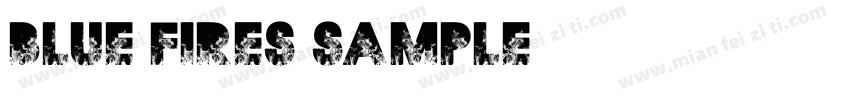 Blue Fires Sample字体转换
